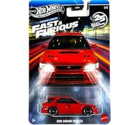 Hot Wheels Série Silver Fast & Furious Dream Lineup - Subaru Impreza 1999 [Rouge] Échelle 1/5-1:64 Véhicule jouet moulé sous pression