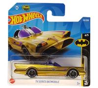 Hot Wheels - Série TV Batmobile - Batman 4/5 - HCW61 - Carte courte - DC - Or - Mattel 2022