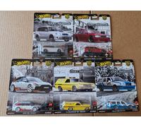 Hot Wheels Set 2025 Fast Wagons Audi Chevrolet Volvo Subaru Lot de 5 (NG65)