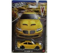 Hot Wheels Véhicule moulé sous pression '06 Pontiac GTO Silver Series Échelle 1:64 Jaune