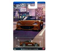 Hot Wheels Miniature '15 Mazda MX-5 Miata Silver Series Compact Kings 4/5 Orange échelle 1:64