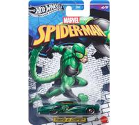 Hot Wheels Silver Series Spider Man Fish'd & Chip'd 4/5 [Scorpion], véhicule jouet moulé sous pression à l'échelle 1:64