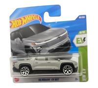 Hot Wheels Silverado EV RST Voiture moulée sous pression, série HW EV, échelle 1:64