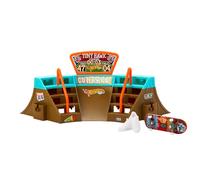 Hot Wheels Skate Coffret Fingerboard Conçus en Collaboration avec Tony Hawk avec 1 Fingerboard Et 1 Paire De Chaussures De Skate pour Doigts Amovibles, Jouet Enfant, Dès 5 Ans, HPG34