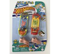 Hot Wheels Skate Miniature Finger Skateboard Set 2 Pack avec Accessoires, Jouet de collection
