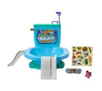 Hot Wheels Skate Tirez la Chasse : C’est Parti ! Coffret skatepark cuvette de toilettes avec 1 planche exclusive et 1 paire de chaussures, HXL16