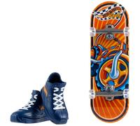 Hot Wheels Skate Véhicule Jouet Trottinette Tricked Out Trike™ avec Tennis pour Enfants de 5 Ans et Plus