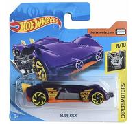 Hot Wheels Slide Kick, Experimotors 8/10 Carte courte Violet