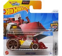 Hot Wheels Speed Dozer - HW Metro 5/10 - HTF03 - Carte courte - Netflix Let's Race - Mattel 2024-1:64