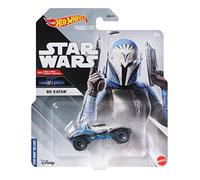 Hot Wheels Star Wars - Character Cars - véhicule en métal 1/64 - Personnage Bo-Katan