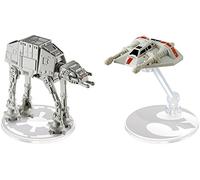 Hot Wheels Star Wars Rogue One Snowspeeder vs. AT-AT Vehicle (2 Pack)