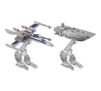 Hot Wheels Star Wars : The Force Awakens First Order transporter vs. X-Wing Fighter Starship 2-Pack Multicolore G