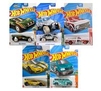 Hot Wheels Store Exclusive Random Lot de 5 (ZAMAC, Red Edition, DG, etc.) Assortiment de variétés [Les styles peuvent varier] Véhicules jouets moulés sous pression à l'échelle 1:64