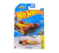 Hot Wheels Street Wiener, Fast Foodie Series 1/5, échelle 1:64 Voiture moulée sous pression