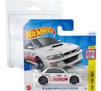 Hot Wheels Subaru Impreza 22b-STI Version HW : The 90's 10/10 (244/250) HTB12 Short Card 2024 + Protecteur Short Card