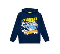 Hot Wheels Sweat à Capuche Sweat Enfant Garcon | Sweat a Capuche Ado Garçons | Bleu | 7-8 Ans