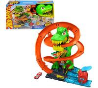 Hot Wheels-T-Rex Bataille De Feu-Coffret Dinosaure Avec Camion - 4 Ans+- Jbm73