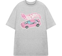 Hot Wheels - T-shirt manches courtes pour femme NS8806 (S) (Gris chiné)