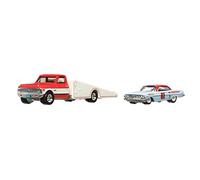1:64 Équipe Transport 2er Jeu 1961 Impala + 1972 Chevy Rampe Truck Hot Wheels