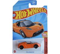 Hot Wheels Tesla Roadster, Then and Now 6/10 [Orange] 217/250