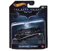 Hot Wheels The Dark Knight Batmobile 1:50 - Métal moulé sous Pression - Sculpture - Noir