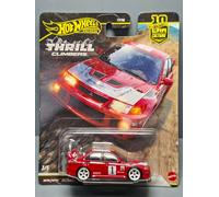Hot Wheels Voiture miniature Mitsubishi Lancer Evolution VI 1/64 métal pneus Real Riders JKF19
