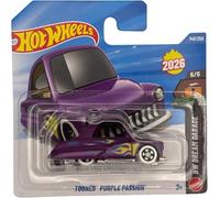 Hot Wheels - Tooned Purple Passion - HW Dream Garage 5/5 - JJH54 - Carte courte - Custom Hot Rod de style bande dessinée - Mattel 2026 (148/250) - 1:64