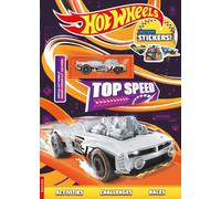 Hot Wheels™: Top Speed Sticker Activity Book (Toy Car Included)