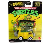 Hot Wheels Tortues Ninja TMNT Modèle Party Wagon Die Cast - Échelle 1:64 - Longueur 7cm Pop Culture HXF04