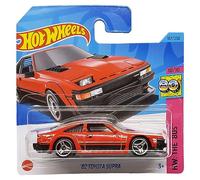 Hot Wheels Toyota Supra 82 - HW : The '80s 10/10 - HKG87 - Short Card - Rouge - Mattel 2023