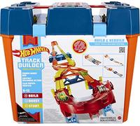 Hot Wheels Track Builder Unlimited Coffret de Jeu Recharge Ultime avec Connecteurs, 6 Matres de Piste et deux Voitures Incluses, Jouet pour Enfant, GNJ01 Exclusivité sur Amazon