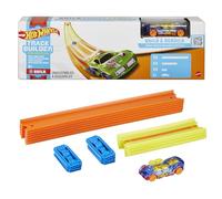 Hot Wheels Track Builder Unlimited Coffret Piste Basique avec connecteurs et Une Voiture Incluse, Jouet pour Enfant, GVG13