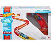 Hot Wheels Track Builder Unlimited Coffret Virages Premium avec connecteurs et Une Voiture Incluse, Jouet pour Enfant, GLC88
