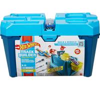 Hot Wheels Track Builder Unlimited Mega Crash Stunt Box avec 18 pièces