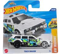 Hot Wheels Track Dwagon - JBB10 - HW Wagons 2/5 - Combi tout-terrain blanc à l'échelle 1:64 - Inspiré Let's Race (Netflix) - Mattel 2025 (184/250)