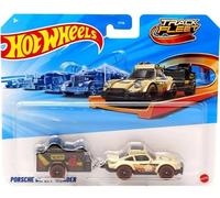 Mattel Voiture moulée sous pression Hot Wheels Track Fleet Porsche 911 Off-Roader Échelle 1:64 Tan