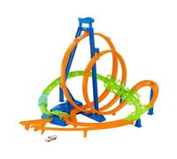 Hot Wheels Track Set , Epique Crash Tableau Avec 5 Crash Zones, Motorisé Booster
