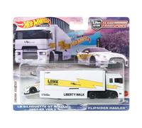 Mattel Hot Wheels Team Transport LB Silhouette GT Nissan 35GT-RR Ver.2 Flipside Blanc N°56