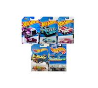 Hot Wheels Treasure Hunt Lot de 5 véhicules de chasse au trésor aléatoire/assorti/mystérieux, échelle 1:64 (sans doublons)