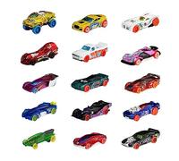 Hot Wheels Triple Coffret 5 Véhicules Spécial Piste, Total 15 Véhicules À L’Échelle 1/64, À Collectionner, Jouet Enfant, Dès 4 Ans, HNM04