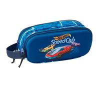 Hot Wheels - Trousse Double 3D, Trousse pour Enfant, idéale pour Les Enfants d'âge Scolaire, Confortable et Polyvalente, qualité et résistance, 21 x 6 x 8 cm