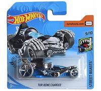 Hot Wheels Tur Bone Charged, Street Beasts 9/10 [Bleu] Carte courte
