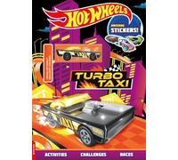 Hot Wheels™: Turbo Taxi Sticker Activity Book (Toy Car Included)