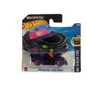 Hot Wheels Véhicule à l'échelle 1:64 pour jouer ou exposer - Collection de voitures - Cadeau pour enfants - Modèle 2025 - Choisissez 1 voiture (HYX62, 3/250 Monster High Ghoul Mobile)