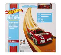 Hot Wheels Véhicule et Méga Piste, fourni avec une petite voiture de course, jouet pour enfant, - FTL69
