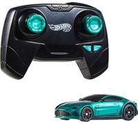 Hot Wheels Voiture télécommandée Aston Martin Vantage échelle 1:64 Bleu