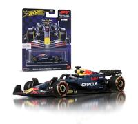 Hot Wheels Véhicules Formule 1®, Oracle Red Bull Racing RB20, en métal moulé à l’échelle 1/64 à collectionner avec pneus Real Riders, carrosserie et châssis en métal, JBM12