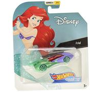 Hot Wheels Voiture Ariel 2/6 - Série 6 Nouveau - Échelle 1,64 - Disney Princess - 3 ans et plus - Fille