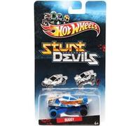 Hot wheels voiture buggy - stunt devils - vehicule cascadeurs multicolore G