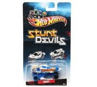 Hot wheels voiture buggy - stunt devils - vehicule cascadeurs multicolore G